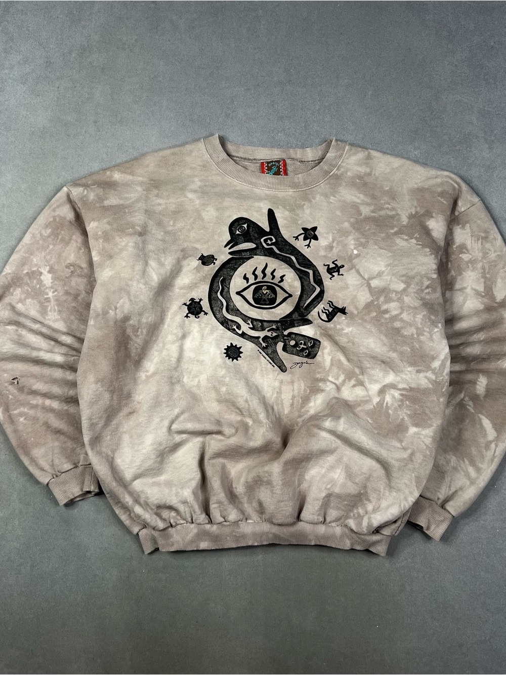 Dagoli Tie-Dye Graphic Crewneck XL Vintage